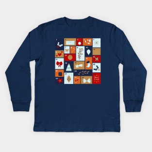 Advent Calendar Kids Long Sleeve T-Shirt